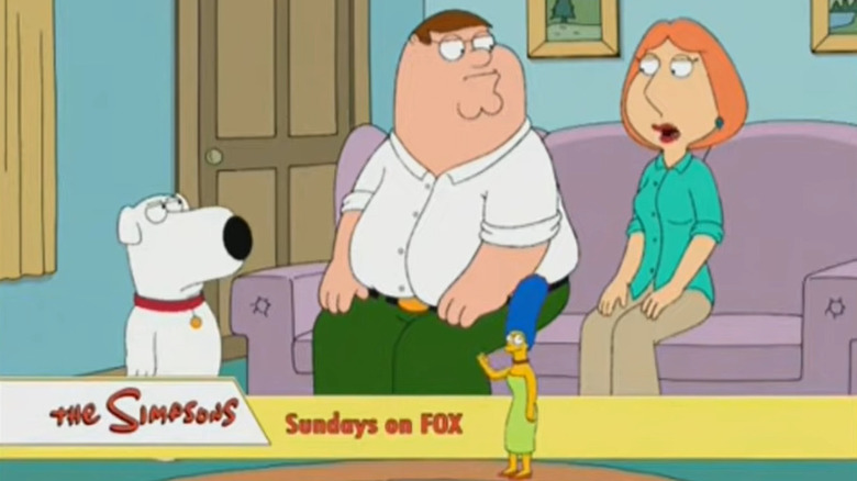 Family Guy, Brian, Peter, Lois, Marge Simpson