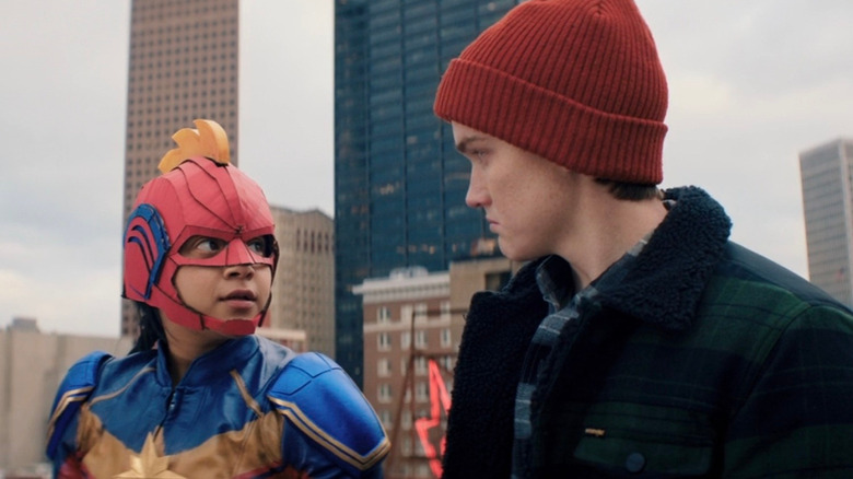 Iman Vellani and Matt Lintz in Ms. Marvel