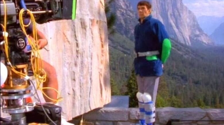 Star Trek V Leonard Nimoy on location in Yosemite