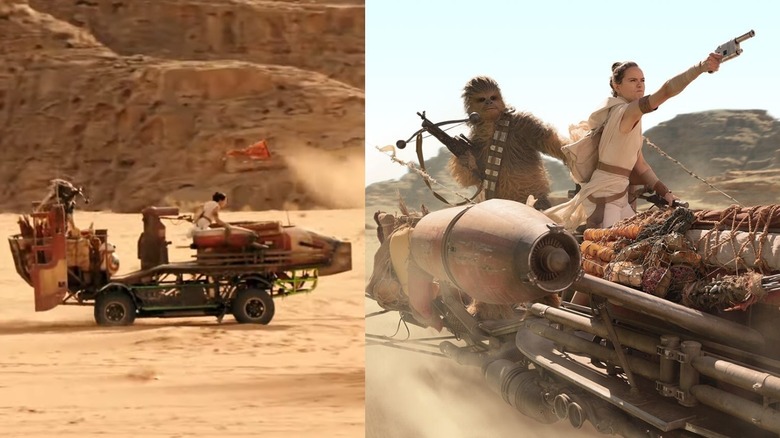 Rise of Skywalker speeder chase 