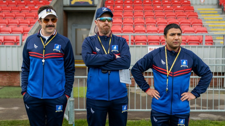 The coaches of AFC Richmond in Ted Lasso