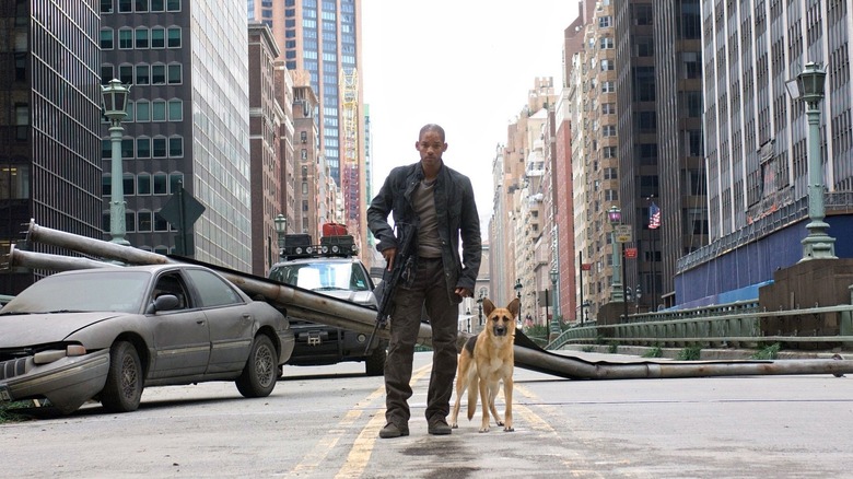 Will Smith navigates a world-ending pandemic in I Am Legend (2007)