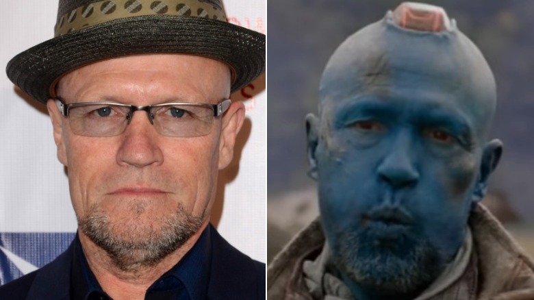 Michael Rooker and Yondu