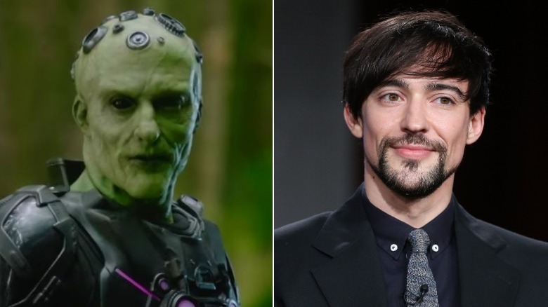 Blake Ritson Brainiac makeup