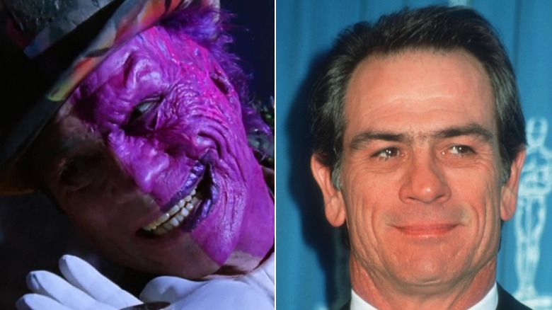 Tommy Lee Jones Two-Face makeup