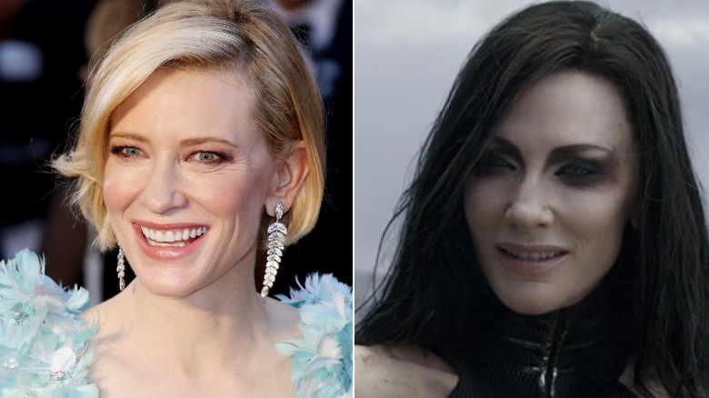 Cate Blanchett and Hela