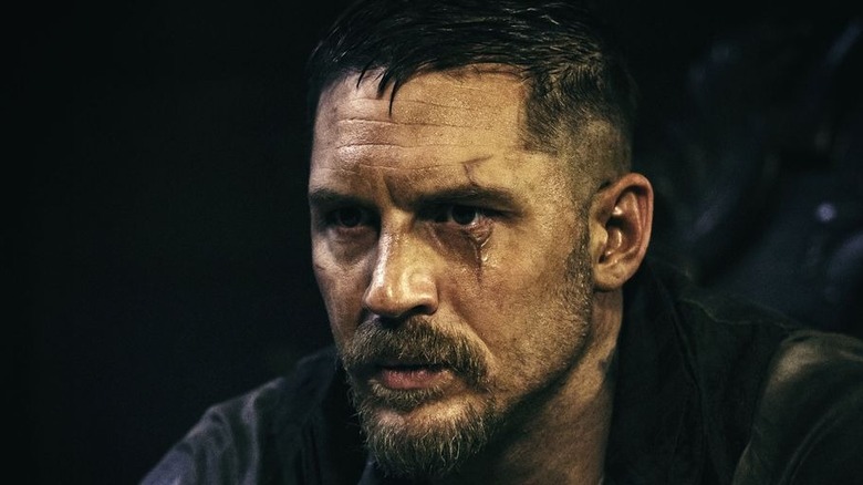 Tom Hardy with scar over his eye