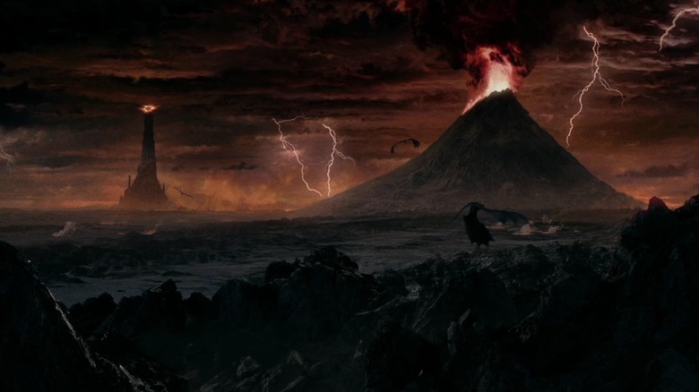 Mordor in The Lord of the Rings: The Two Towers