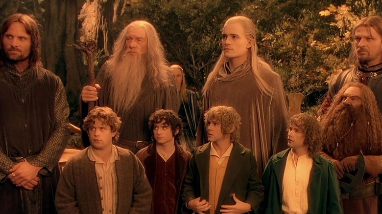 The cast of The Lord of the Rings: The Fellowship of the Ring