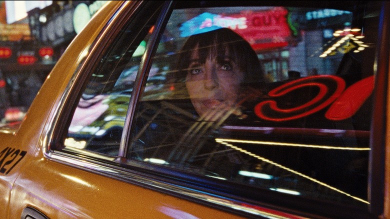 Casting director Bonnie Timmerman in a taxi cab