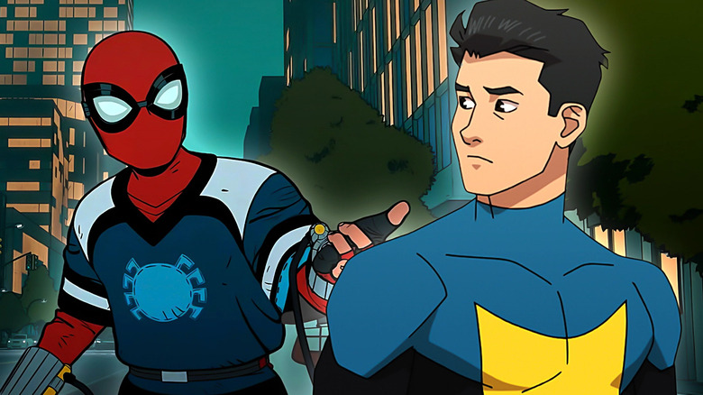 Your friendly neighborhood Spider-Man and Mark Grayson as invincible