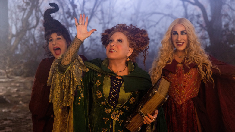 The Sanderson sisters posing