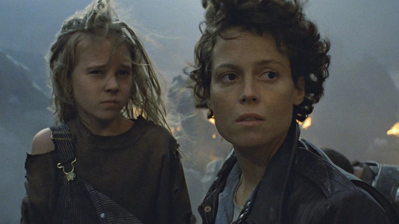 Newt and Ripley in Aliens