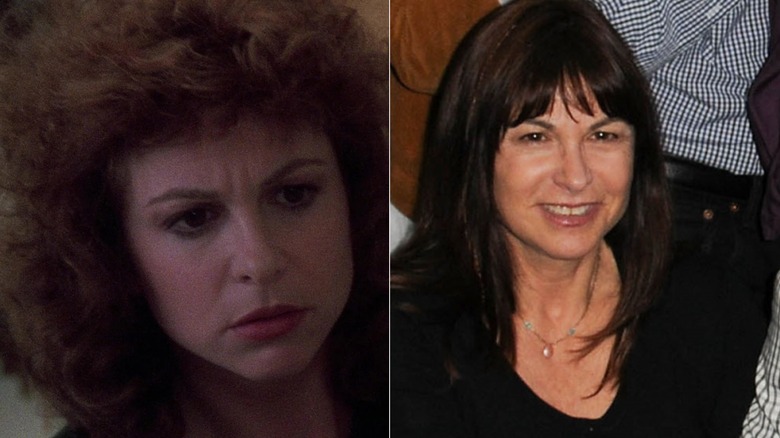 Split image of Maggie and Dinah Manoff in close-up