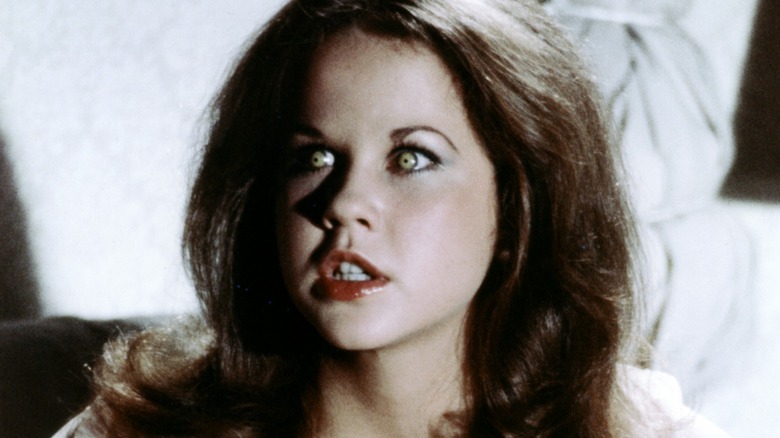 Linda Blair colored eyes Exorcist II