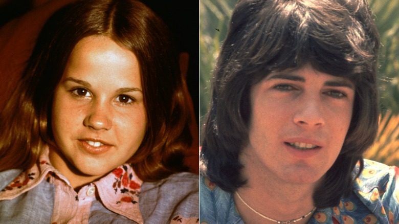 A split image of a 15 year old Linda Blair and 25 year old Rick Springfield