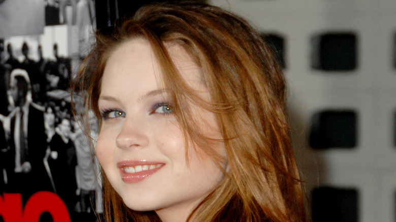 Daveigh Chase smiles red carpet