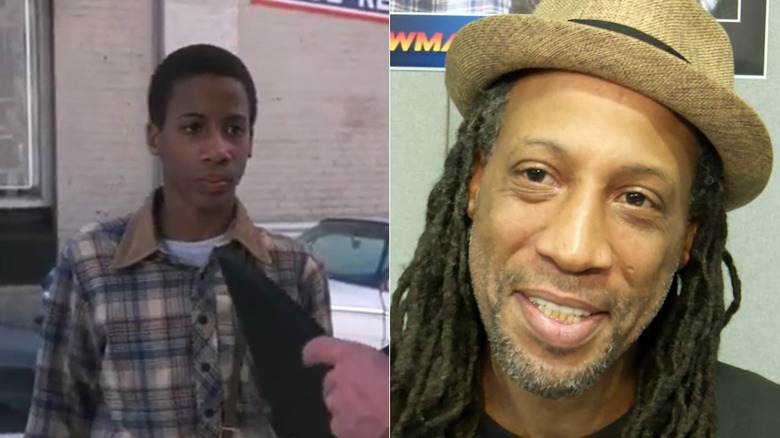 Mike on street and Marlon Taylor wearing hat