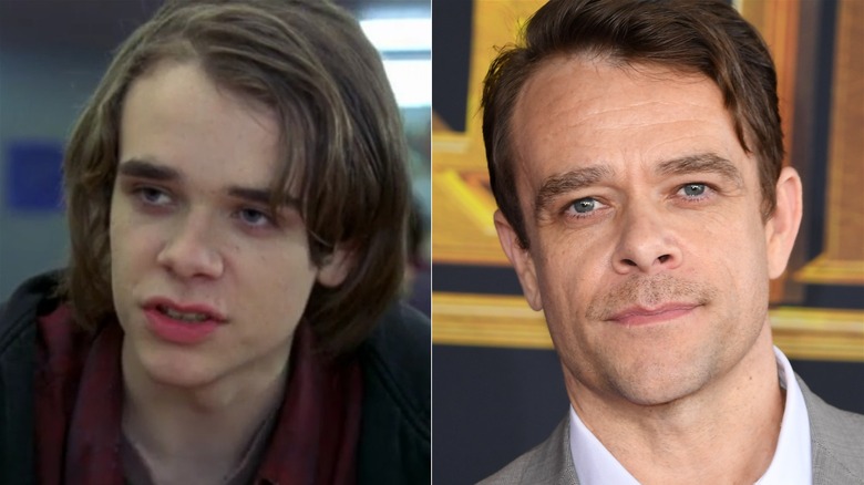 A split image of Nick Stahl in Disturbing Behavior and recently