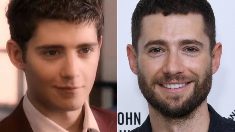 A split image of Julian Morris in Cry_Wolf and recently