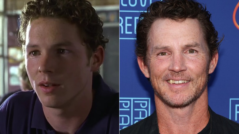 A split image of Shawn Hatosy in The Faculty and recently