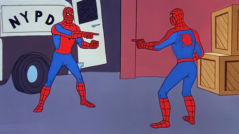 Spider-Man animated pointing 