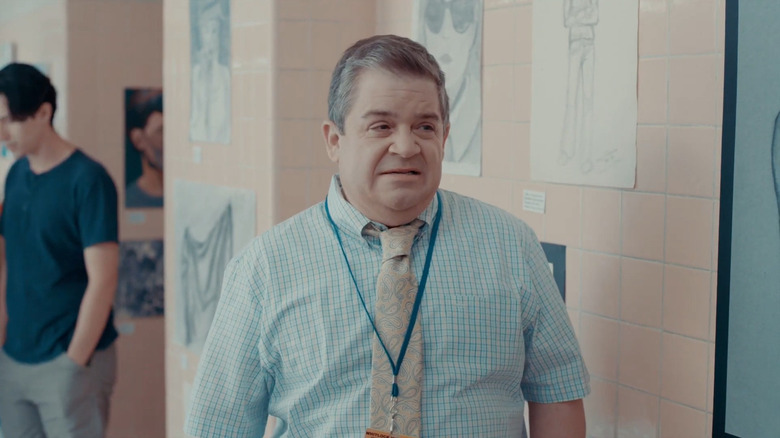 Patton Oswalt as Ralph Durbin pulling a face in A.P. Bio