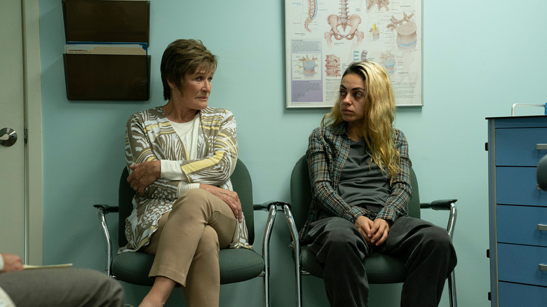 two women sitting in a doctor's office