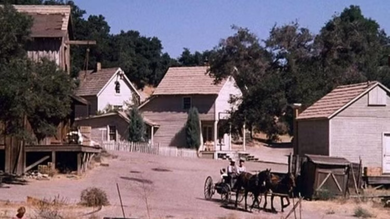 The village of Walnut Grove on Little House on the Prairie