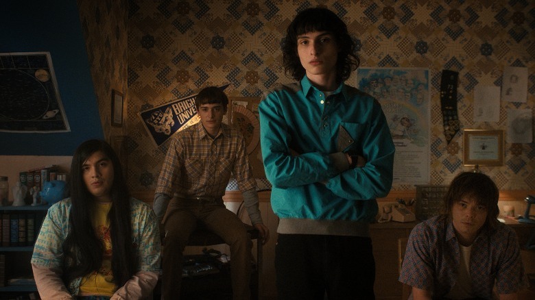 Eduardo Franco, Noah Schnapp, Finn Wolfhard, Charlie Heaton, Stranger Things