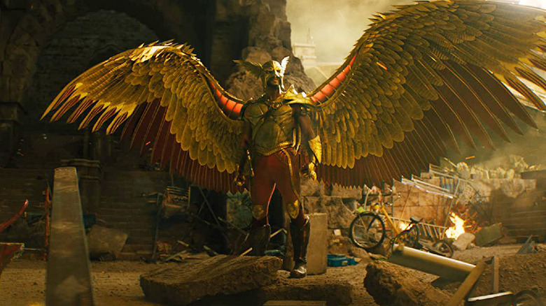 Aldis Hodge as Hawkman in Black Adam