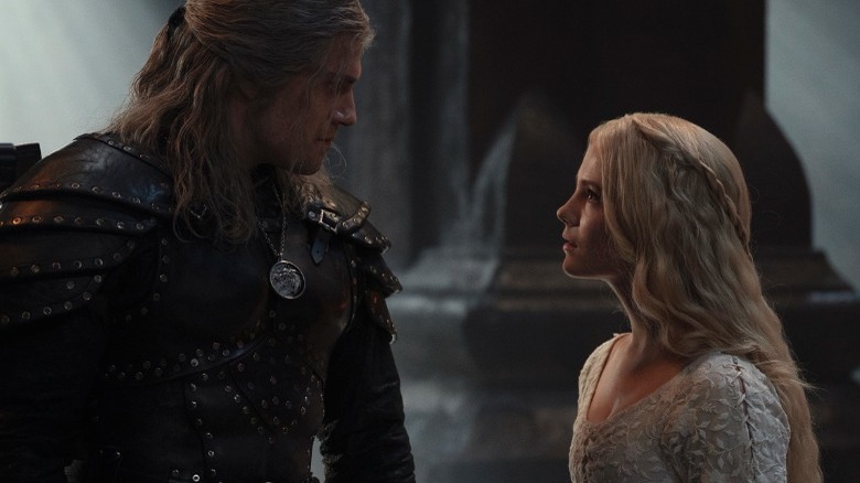 Geralt and Ciri in The Witcher