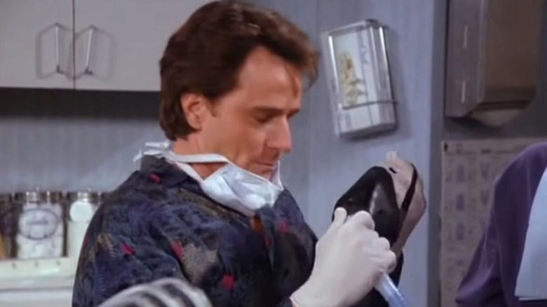 Seinfeld, Tim Whatley taking a sniff of nitrous oxide