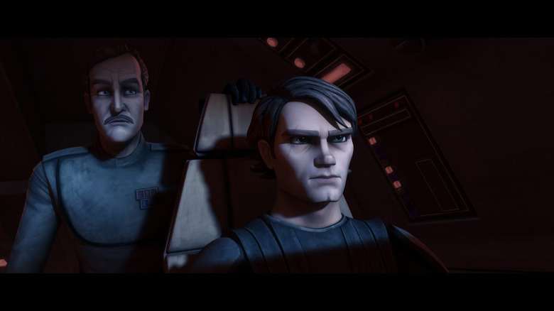 Yularen with Anakin Skywlker during the Clone Wars