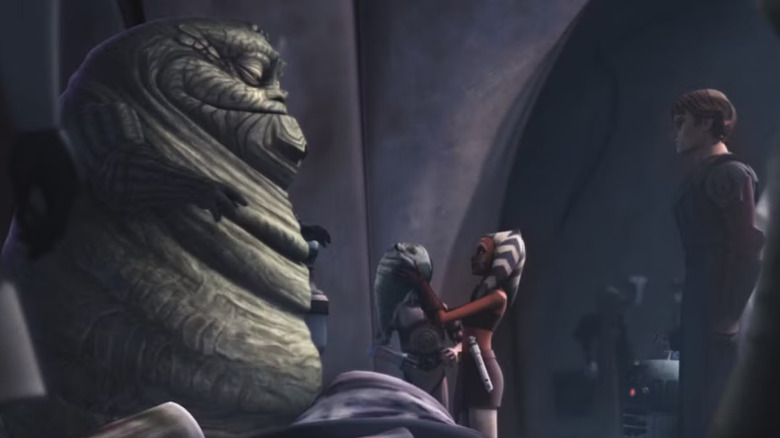 Ahsoka returns Rotta to Jabba in Star Wars: The Clone Wars