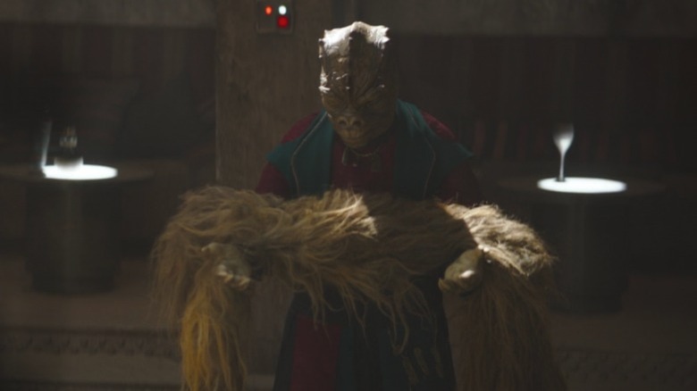 Lizard man with Wookie fur