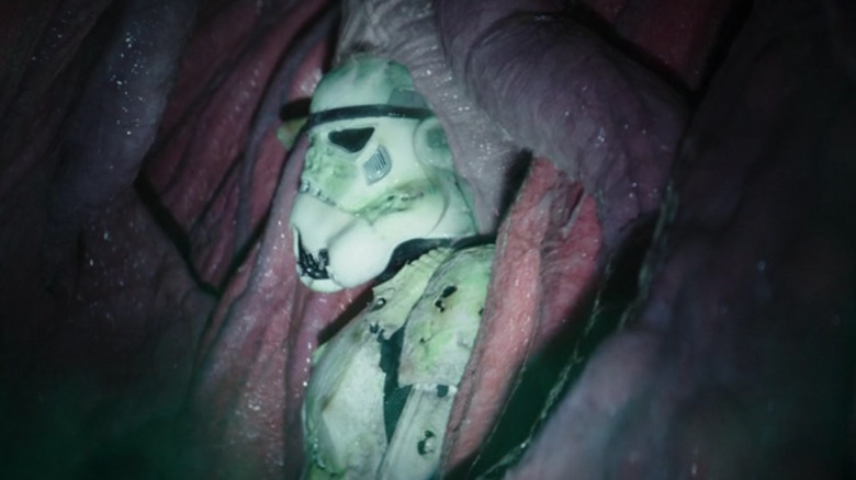 Storm Trooper suit in tentacles