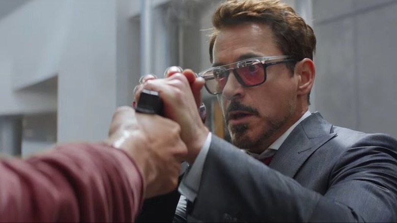 Robert Downey Jr in Captain America: Civil War