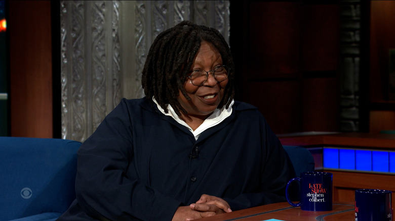 Whoopi Goldberg on The Late Show with Stephen Colbert