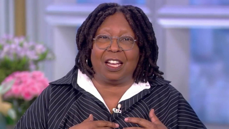Whoopi Goldberg apologizing on The View