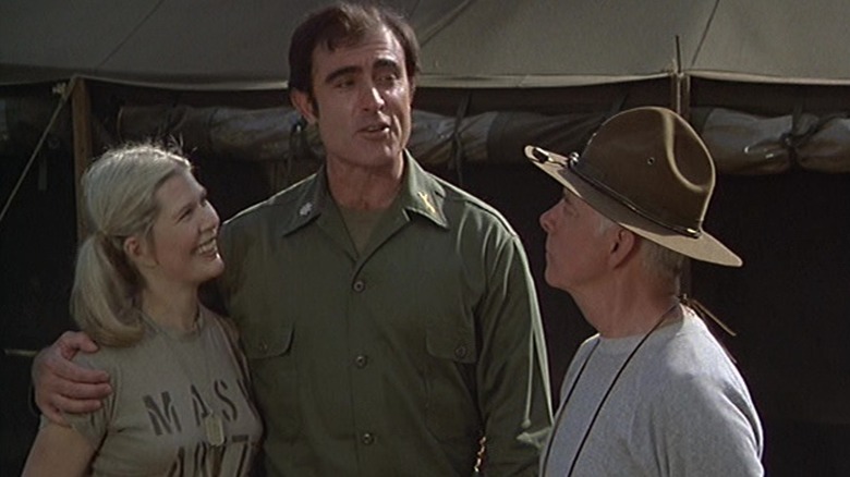 Loretta Swit, Mike Henry, and Harry Morgan in M*A*S*H