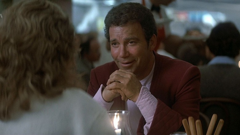 Admiral Kirk, sitting in a diner, explaining to Dr. Gillian Taylor that he's from Iowa in Star Trek