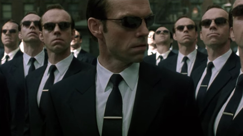 Matrix Reloaded Agent Smith Clones