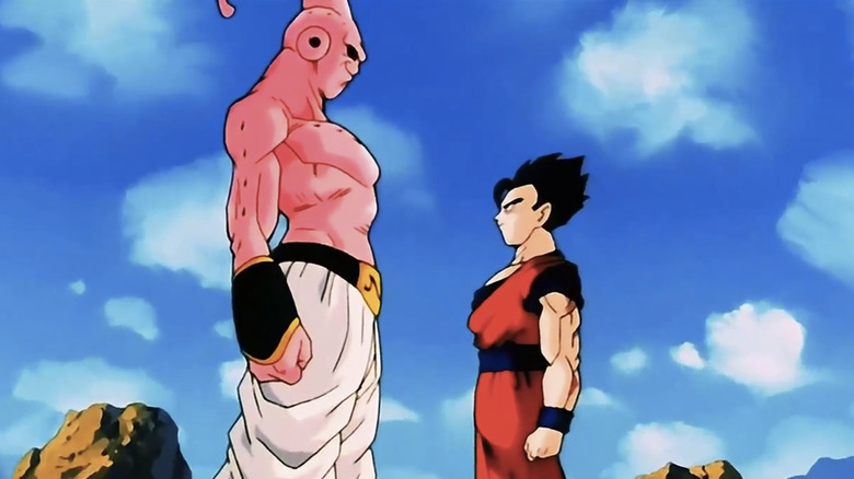 Buu and Gohan in Dragon Ball Z