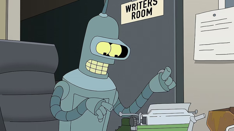 Futurama, Bender writing