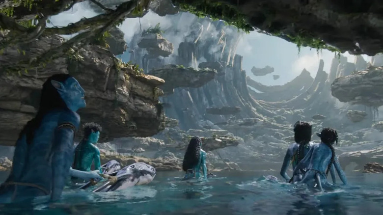 A scene from Avatar: The Way of Water