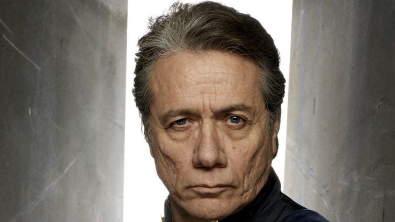 Edward James Olmos as Bill Adama in Battlestar Galactica.