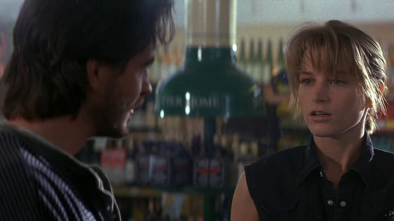 Bridget Fonda as Nina having a conversatoin in Point of No Return