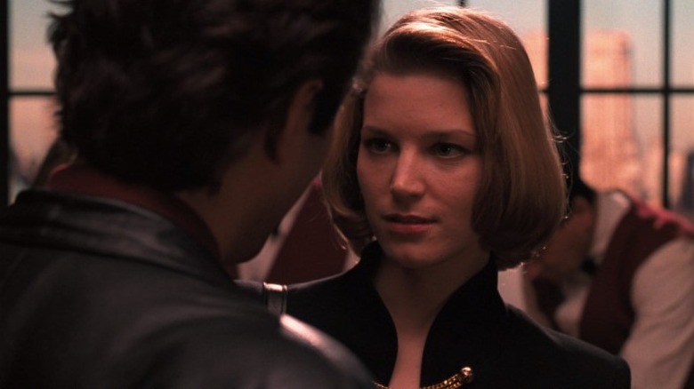 Bridget Fonda as Grace Hamilton having a conversation in The Godfather Part III