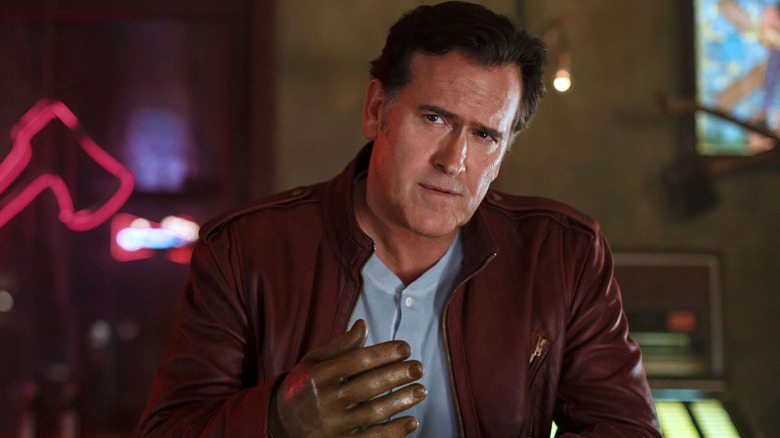 Bruce Campbell as Ash in Ash vs Evil Dead